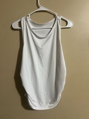 HALARA White Racerback Tank Top